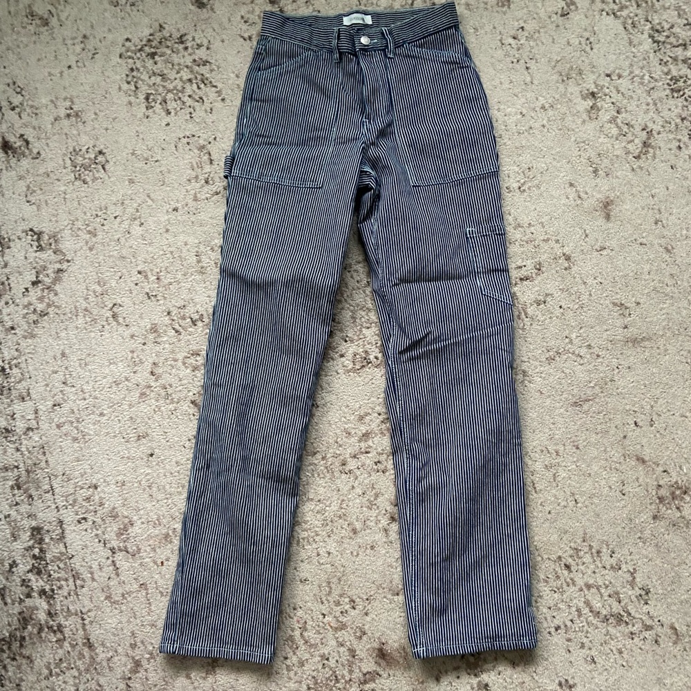 Glassons Stripe Mid Rise Carpenter Jean